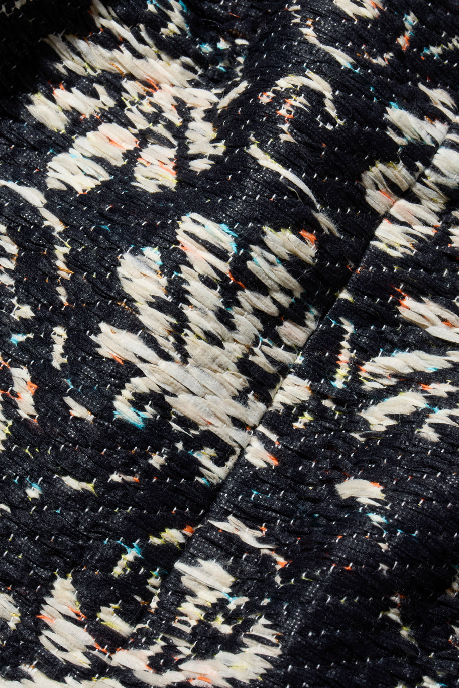 Chanel Cruise 2018 Greece Runway Collection Navy Tweed Jacket Dress FR 36