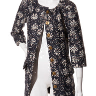 Chanel Cruise 2018 Greece Runway Collection Navy Tweed Jacket Dress FR 36