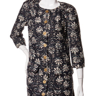 Chanel Cruise 2018 Greece Runway Collection Navy Tweed Jacket Dress FR 36