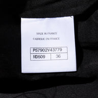 Chanel Cruise 2018 Greece Runway Collection Navy Tweed Jacket Dress FR 36