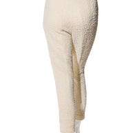 Chanel 2019 La Pausa Runway Cream Bouclé Tweed Suit Jacket & Pant Set Size 36