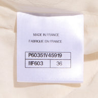 Chanel 2019 La Pausa Runway Cream Bouclé Tweed Suit Jacket & Pant Set Size 36