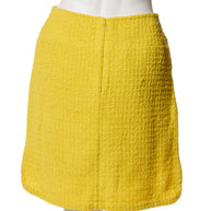 Chanel Spring/Summer 2022 Runway Yellow Tweed Skirt Suit, FR 36 / 34