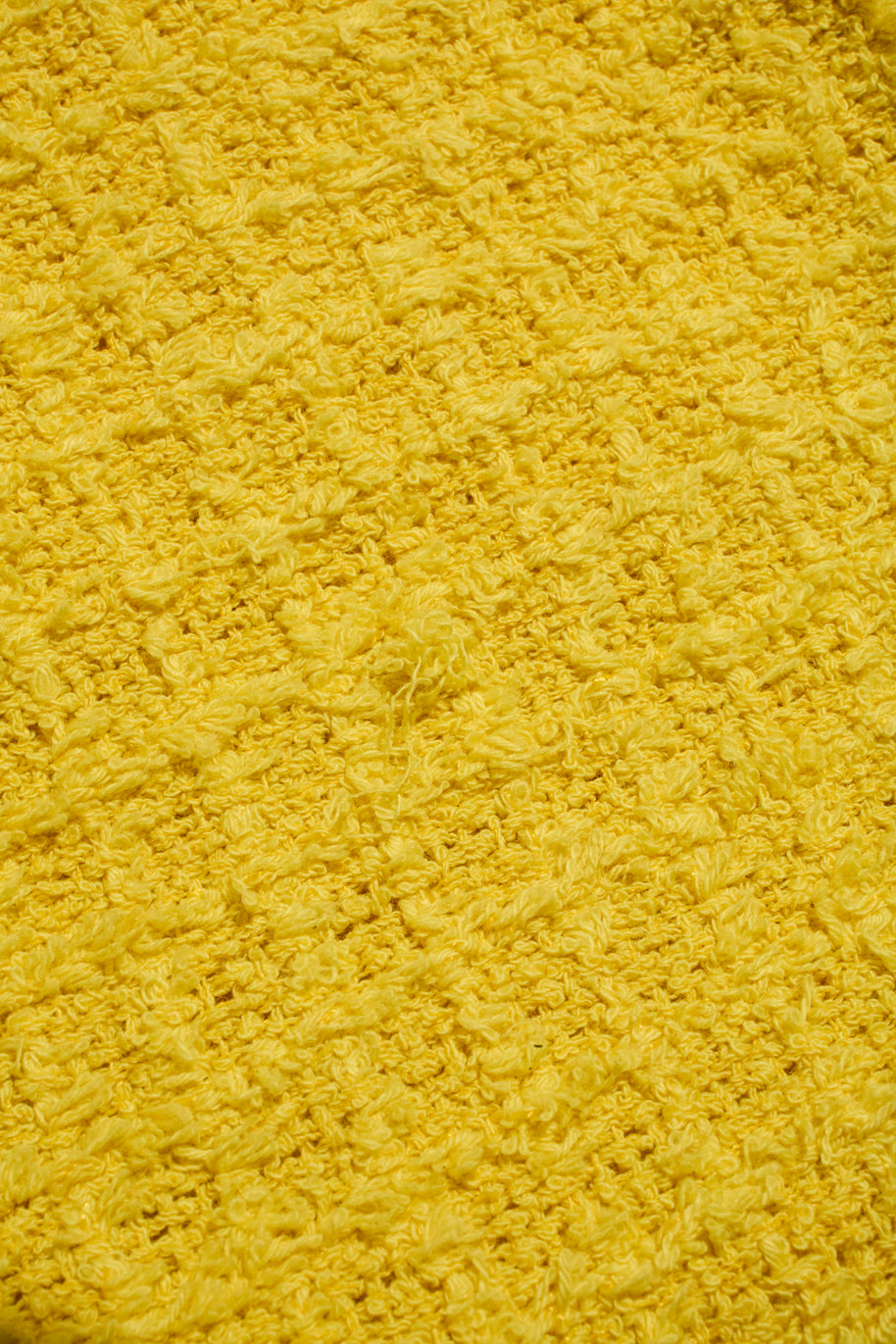 Chanel Spring/Summer 2022 Runway Yellow Tweed Skirt Suit, FR 36 / 34