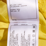 Chanel Spring/Summer 2022 Runway Yellow Tweed Skirt Suit, FR 36 / 34