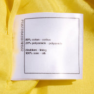 Chanel Spring/Summer 2022 Runway Yellow Tweed Skirt Suit, FR 36 / 34