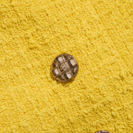 Chanel Spring/Summer 2022 Runway Yellow Tweed Skirt Suit, FR 36 / 34