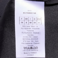 Christian Dior Paris Navy Wool-Silk Dress & Jacket Set FR 36 (US 4)