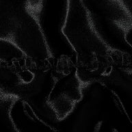 Chanel Spring/Summer 2021 Black Satin Ruched Shorts with No.5 Button FR 40