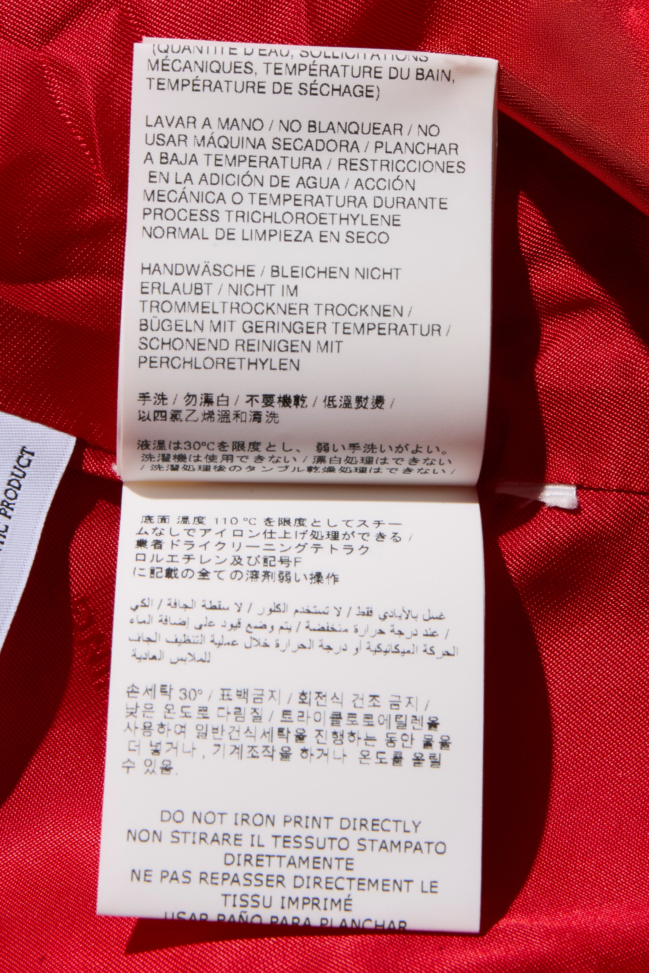 Off-White Resort 2021 Polyester Red and Pink Spiral Pantsuit Size IT 38