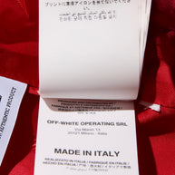 Off-White Resort 2021 Polyester Red and Pink Spiral Pantsuit Size IT 38