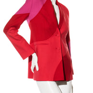 Off-White Resort 2021 Polyester Red and Pink Spiral Pantsuit Size IT 38