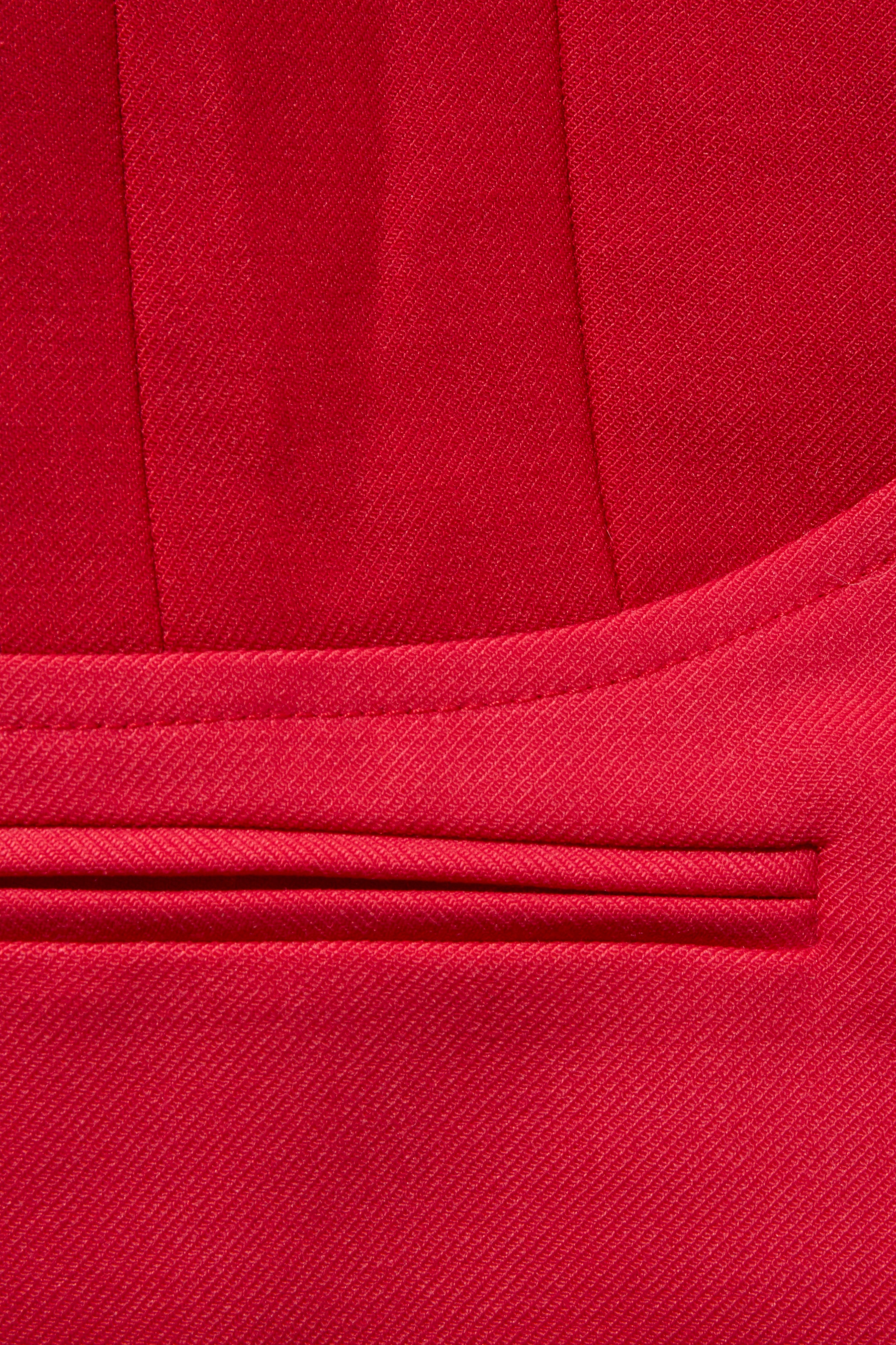 Off-White Resort 2021 Polyester Red and Pink Spiral Pantsuit Size IT 38