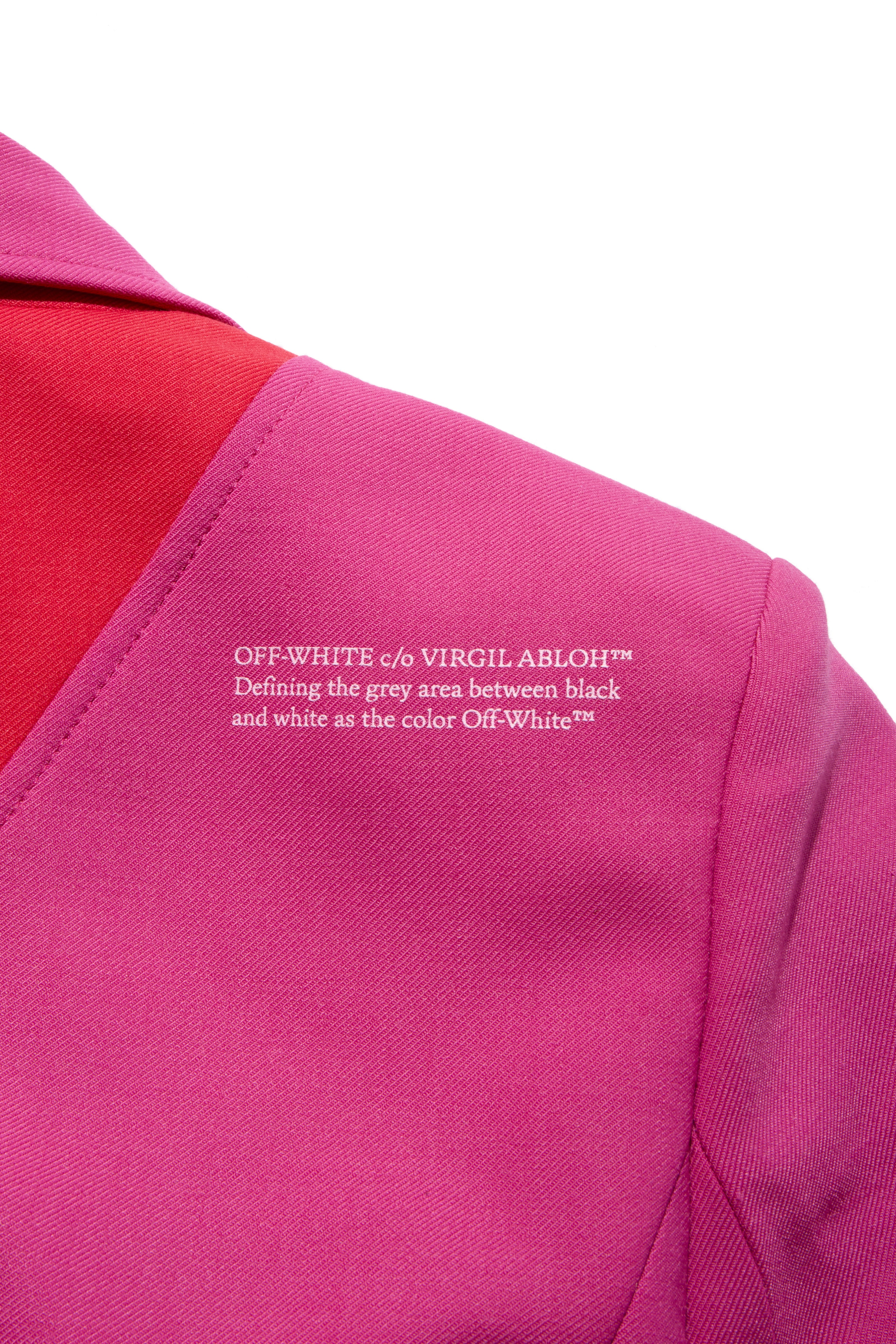 Off-White Resort 2021 Polyester Red and Pink Spiral Pantsuit Size IT 38