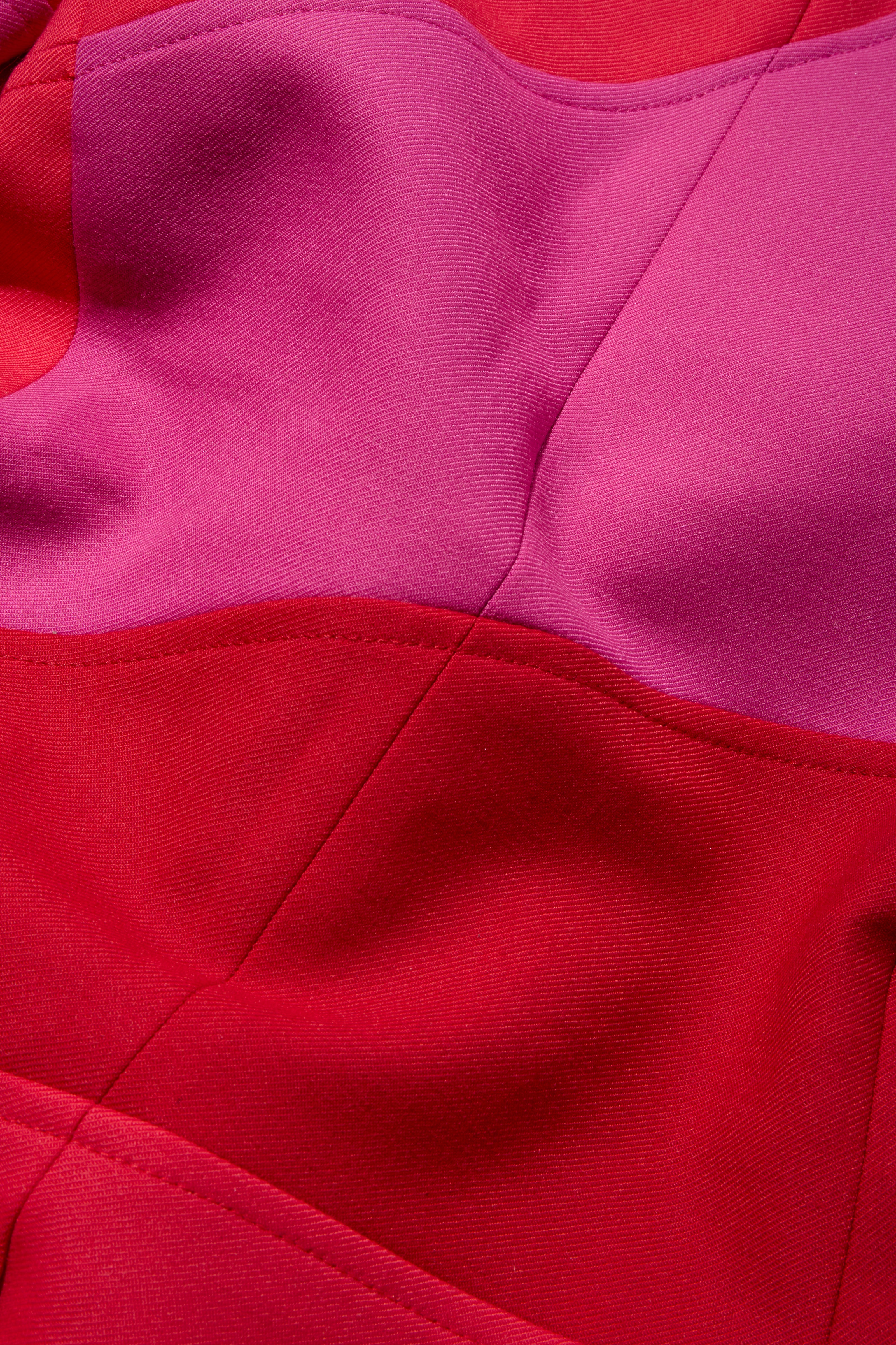 Off-White Resort 2021 Polyester Red and Pink Spiral Pantsuit Size IT 38