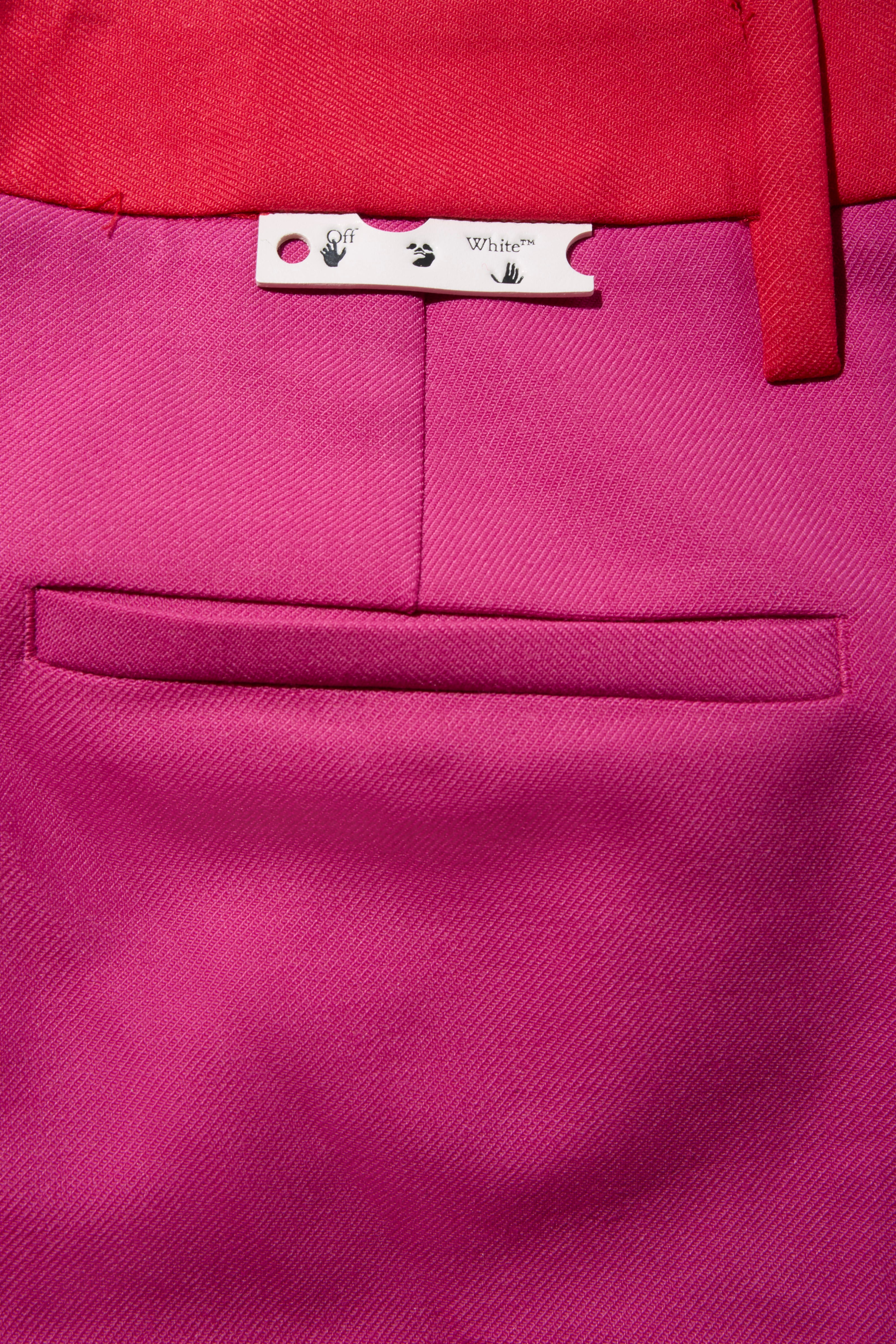 Off-White Resort 2021 Polyester Red and Pink Spiral Pantsuit Size IT 38