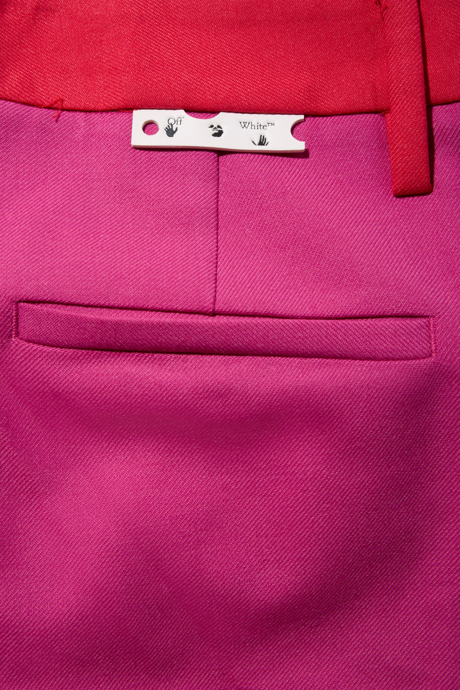 Off-White Resort 2021 Polyester Red and Pink Spiral Pantsuit Size IT 38