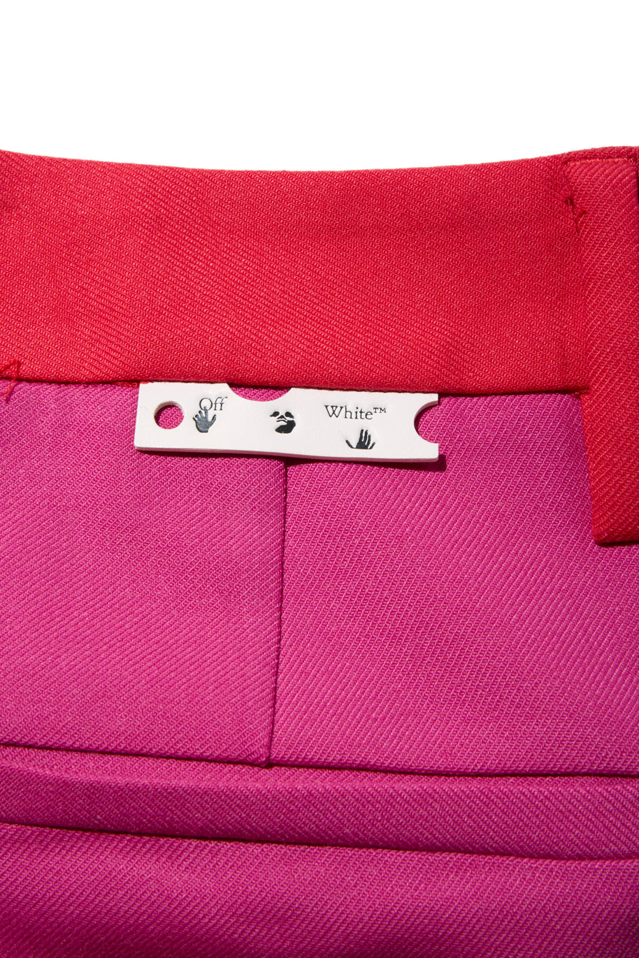 Off-White Resort 2021 Polyester Red and Pink Spiral Pantsuit Size IT 38