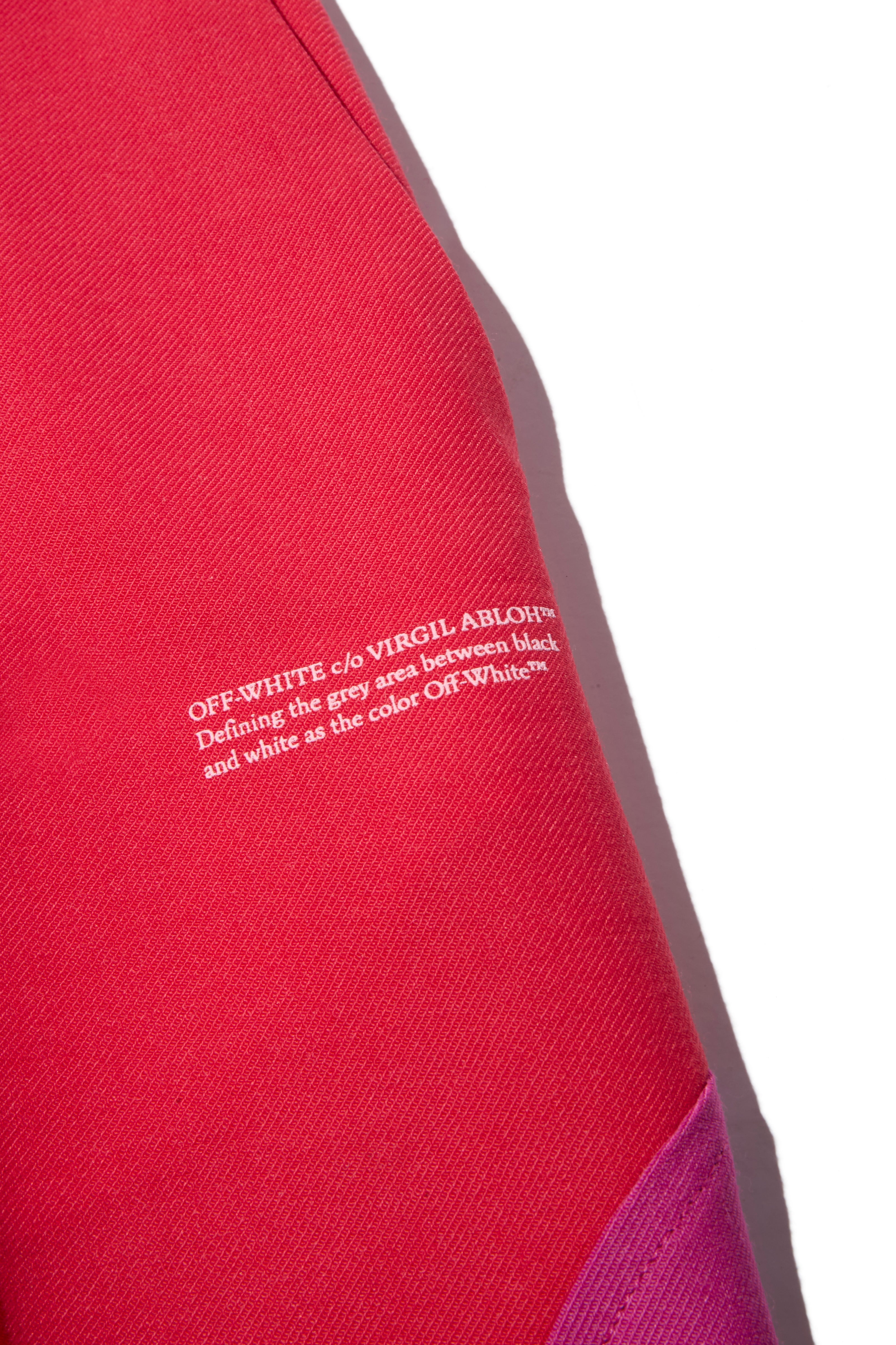 Off-White Resort 2021 Polyester Red and Pink Spiral Pantsuit Size IT 38