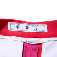 Off-White Resort 2021 Polyester Red and Pink Spiral Pantsuit Size IT 38