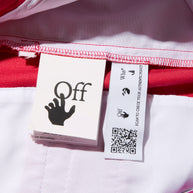 Off-White Resort 2021 Polyester Red and Pink Spiral Pantsuit Size IT 38