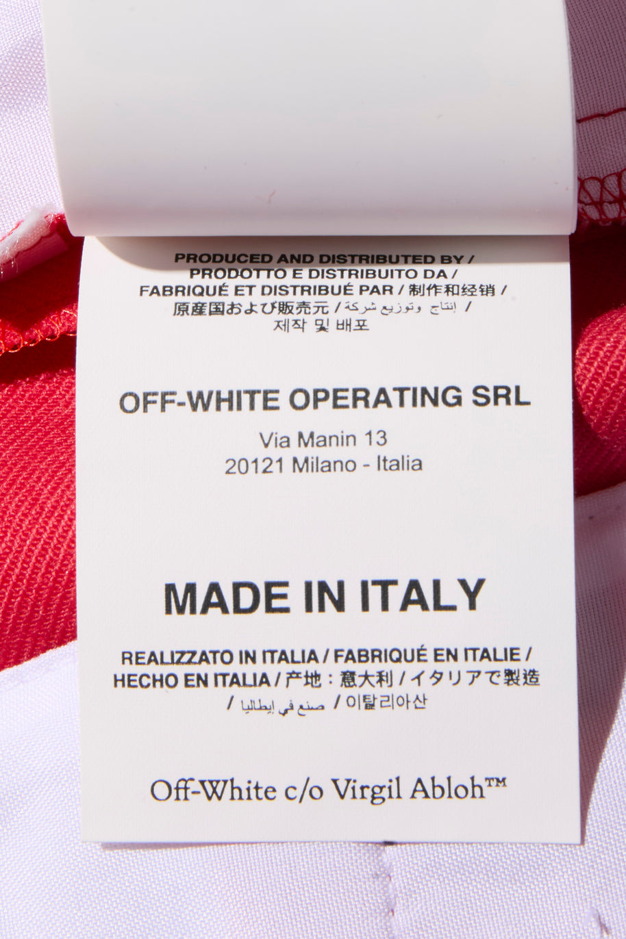 Off-White Resort 2021 Polyester Red and Pink Spiral Pantsuit Size IT 38