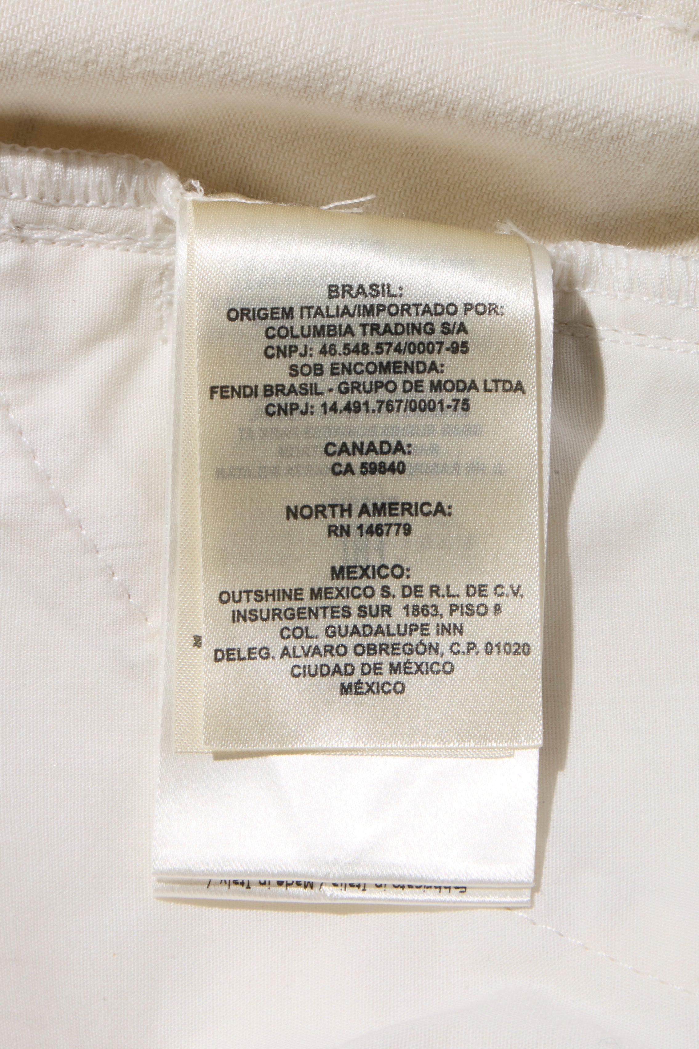 Fendi Women's Ivory FF Monogram Denim Jacket & Pants Set IT 40 / US 4 Made in Italy