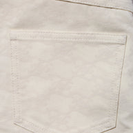 Fendi Women's Ivory FF Monogram Denim Jacket & Pants Set IT 40 / US 4 Made in Italy