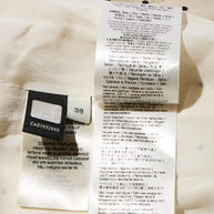 Fendi Pre-Fall 2021 Ivory Silk Polka Dot Dress Worn by Demi Moore Size 38