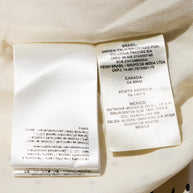 Fendi Pre-Fall 2021 Ivory Silk Polka Dot Dress Worn by Demi Moore Size 38