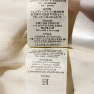 Fendi Pre-Fall 2021 Ivory Silk Polka Dot Dress Worn by Demi Moore Size 38