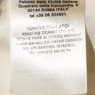 Fendi Pre-Fall 2021 Ivory Silk Polka Dot Dress Worn by Demi Moore Size 38