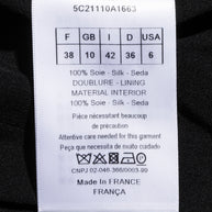 Christian Dior Raf Simons Runway Cruise 2015 Silk Dress Jennifer Lawrence FR 38 US 6