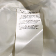 Fendi Pre-Fall 2012 Rare Black Ivory Monogram Wool Silk 3-Piece Skirt Suit Set (Coat, Blouse, Skirt)