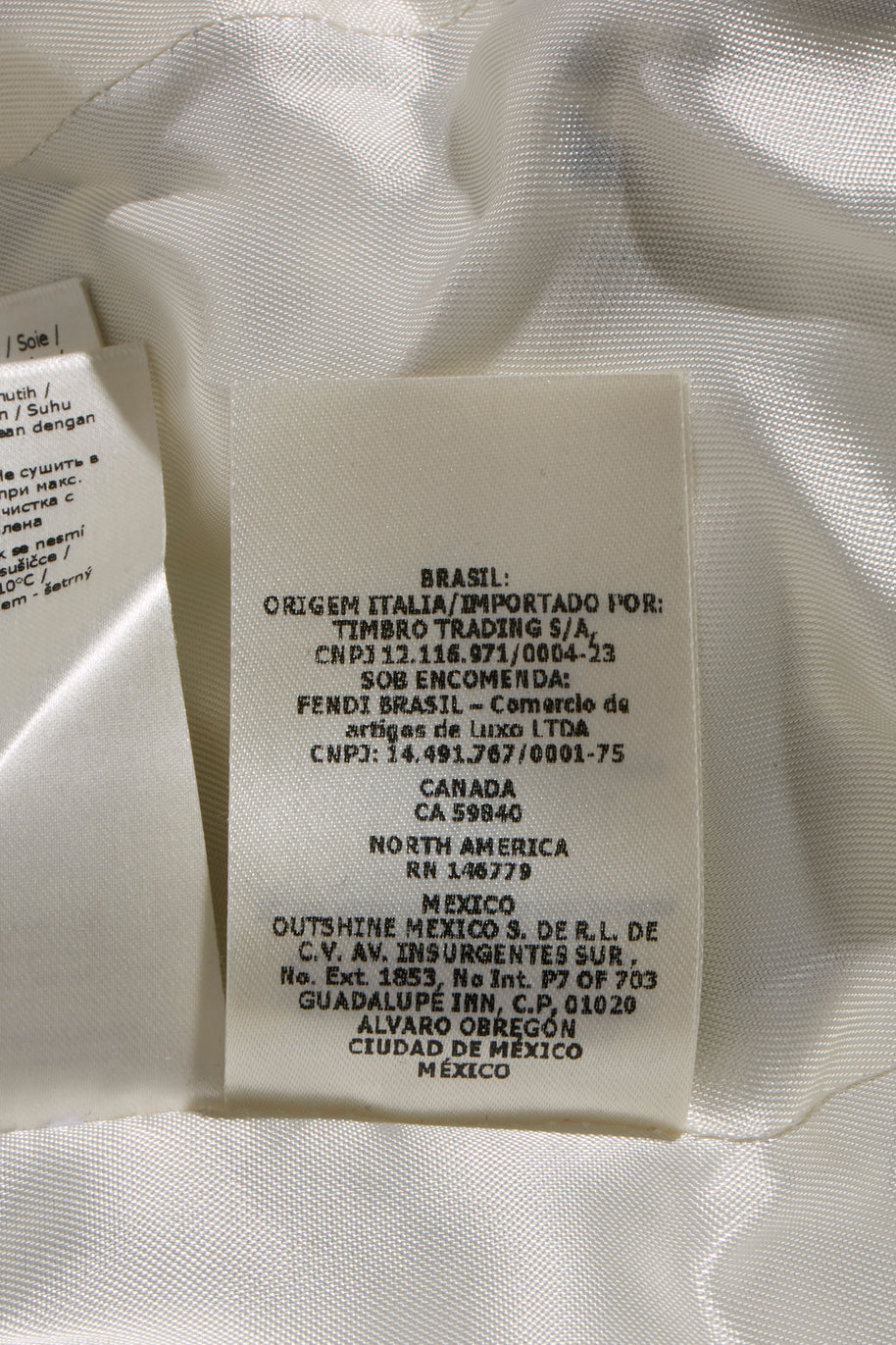 Fendi Pre-Fall 2012 Rare Black Ivory Monogram Wool Silk 3-Piece Skirt Suit Set (Coat, Blouse, Skirt)