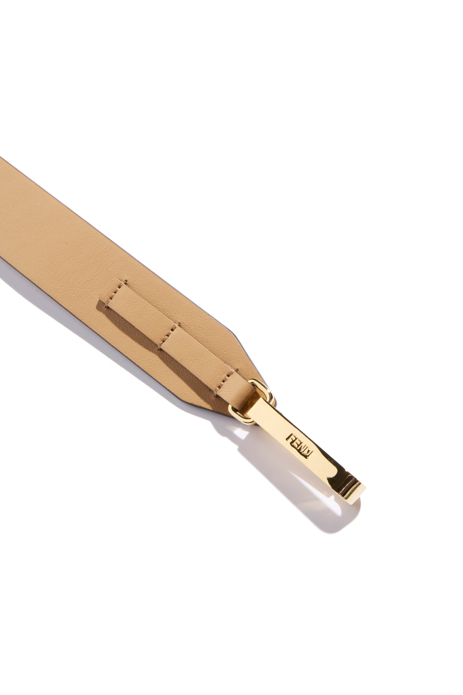 Fendi Pre-Fall 2021 Sheer Organza Shirt Dress Knit Slip & Leather Belt Set IT 40