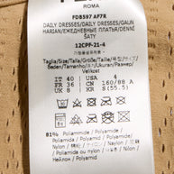 Fendi Pre-Fall 2021 Sheer Organza Shirt Dress Knit Slip & Leather Belt Set IT 40