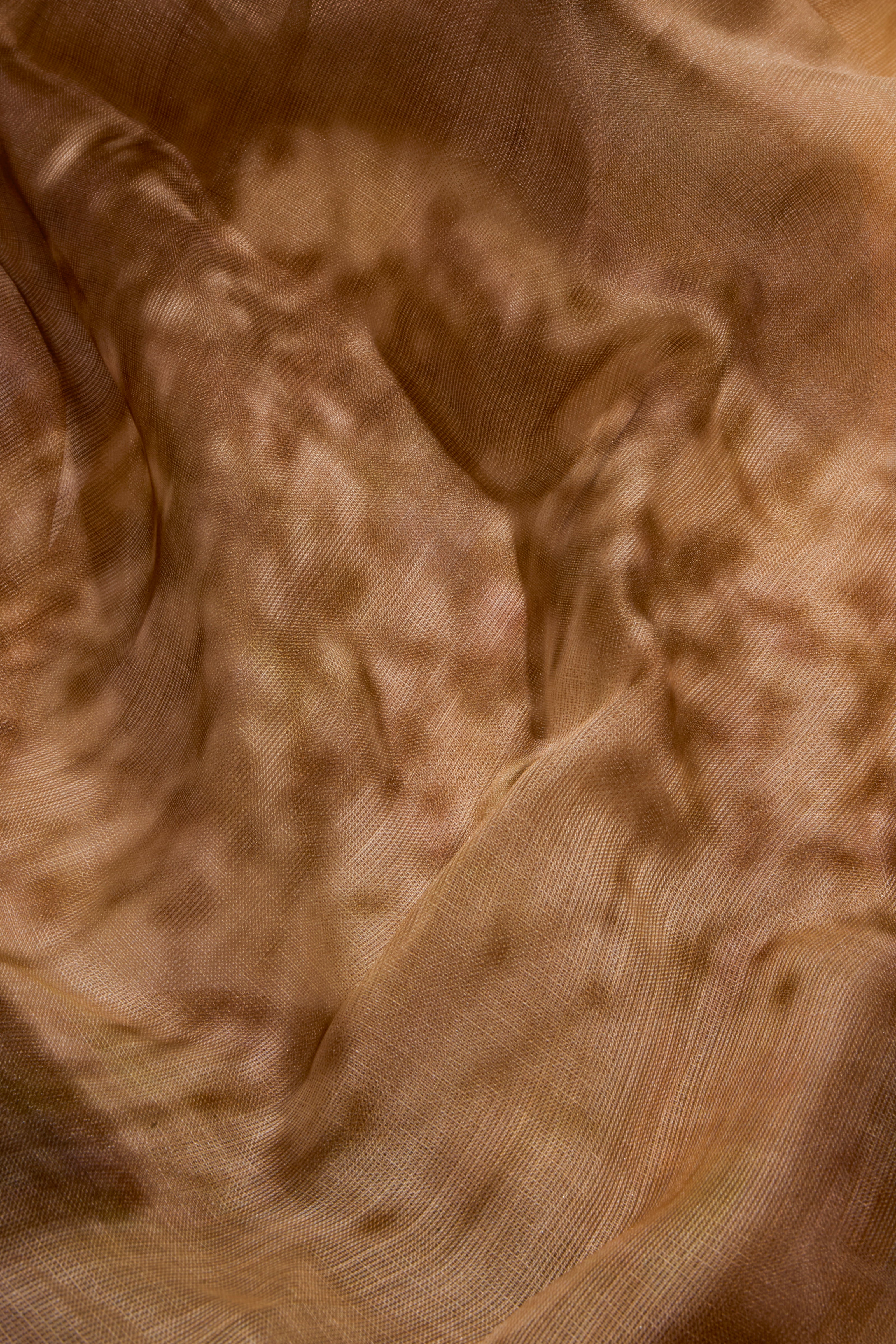 Fendi Pre-Fall 2021 Sheer Organza Shirt Dress Knit Slip & Leather Belt Set IT 40