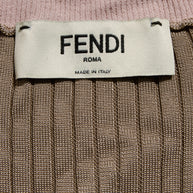 Fendi Pre-Fall 2018 Silk Ribbed Knit Maxi Dress IT 40 (US 4)