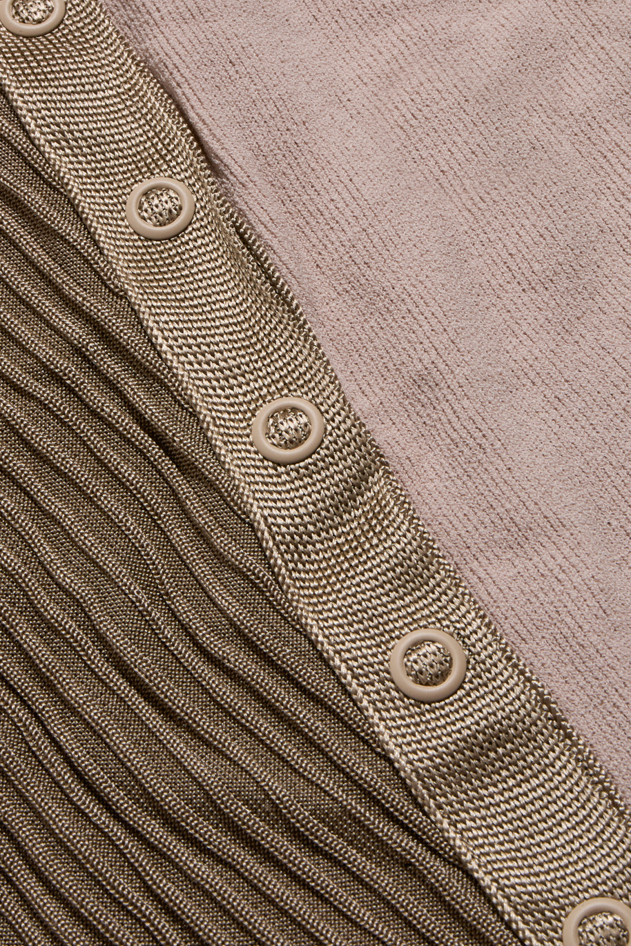 Fendi Pre-Fall 2018 Silk Ribbed Knit Maxi Dress IT 40 (US 4)