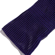 Givenchy Fall/Winter 2022 Runway Violet Mesh Rib Knit Pleated Tiered Mini Dress Size Small