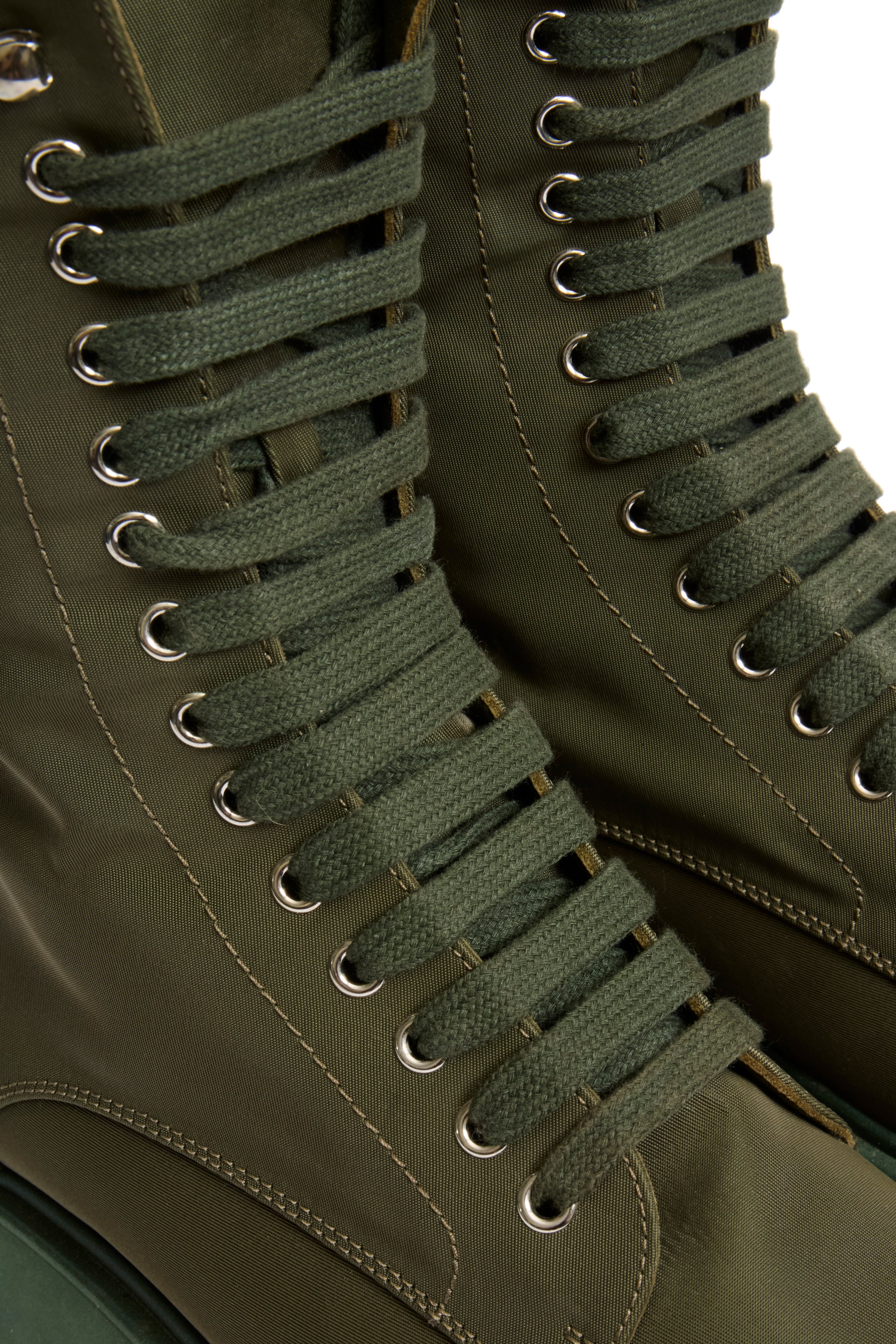 The Attico Selene Platform Boots Size 40 Military Green FW 2021 Made in Italy