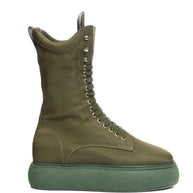 The Attico Selene Platform Boots Size 40 Military Green FW 2021 Made in Italy