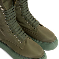 The Attico Selene Platform Boots Size 40 Military Green FW 2021 Made in Italy