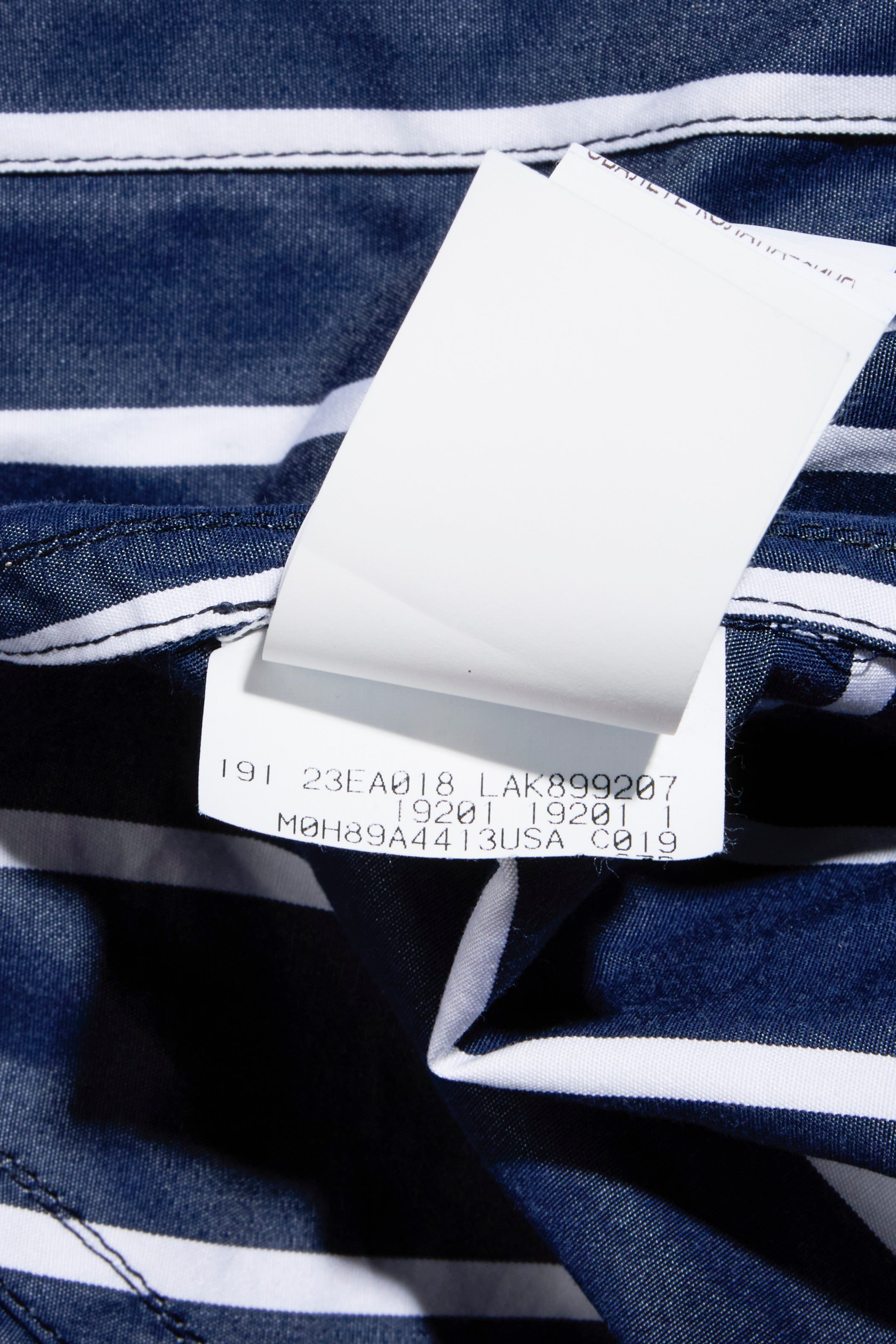 Brunello Cucinelli SS19 Striped Belted Shirt Dress Size XS