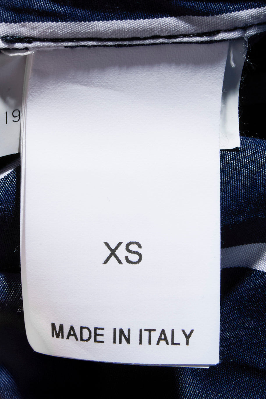 Brunello Cucinelli SS19 Striped Belted Shirt Dress Size XS