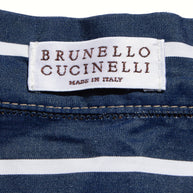 Brunello Cucinelli SS19 Striped Belted Shirt Dress Size XS