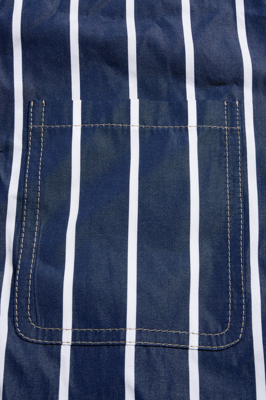 Brunello Cucinelli SS19 Striped Belted Shirt Dress Size XS