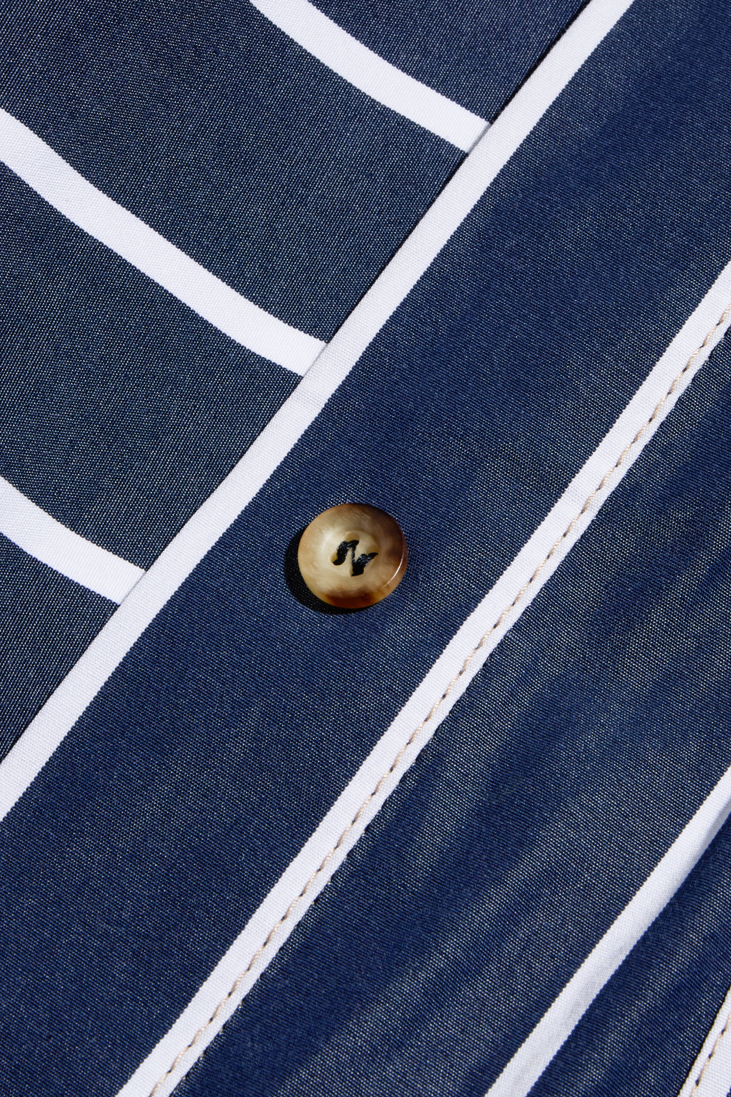 Brunello Cucinelli SS19 Striped Belted Shirt Dress Size XS