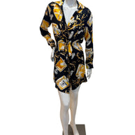 Moschino Couture Perfume Print Wrap Dress – Jeremy Scott Era IT 40